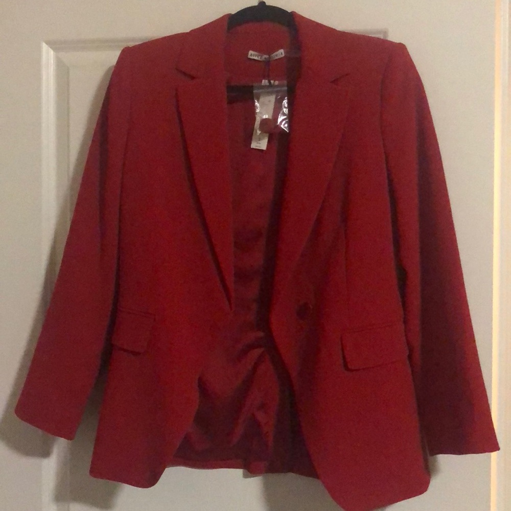 Alice + OLivia Red Blazer